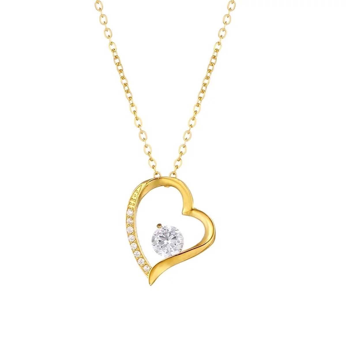 Heart Kette Gold K6270D