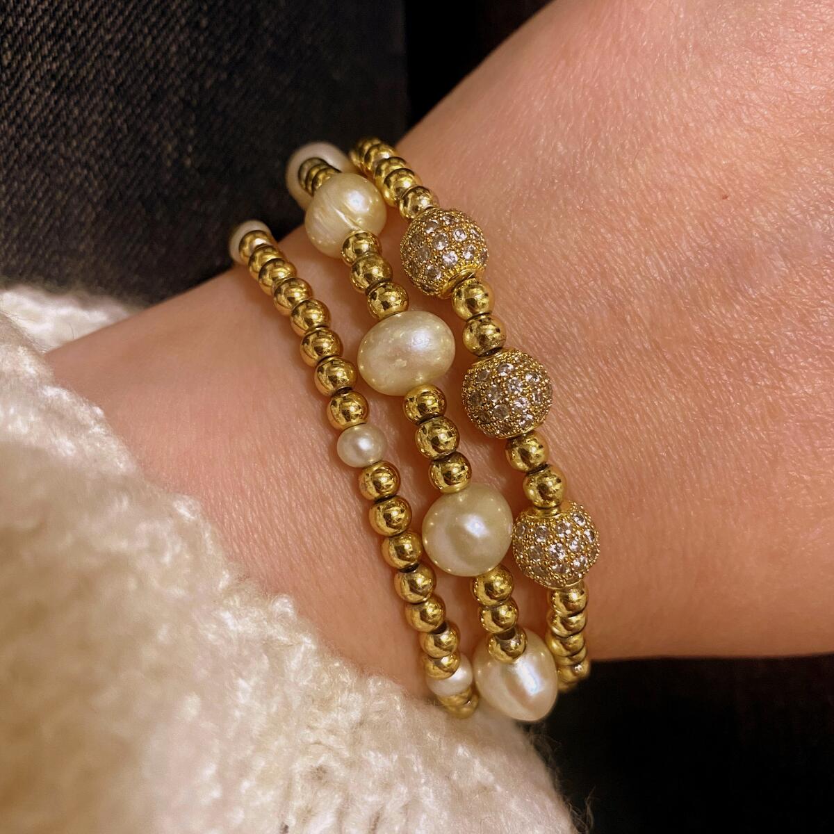 Amour Pearl Armband B3361D