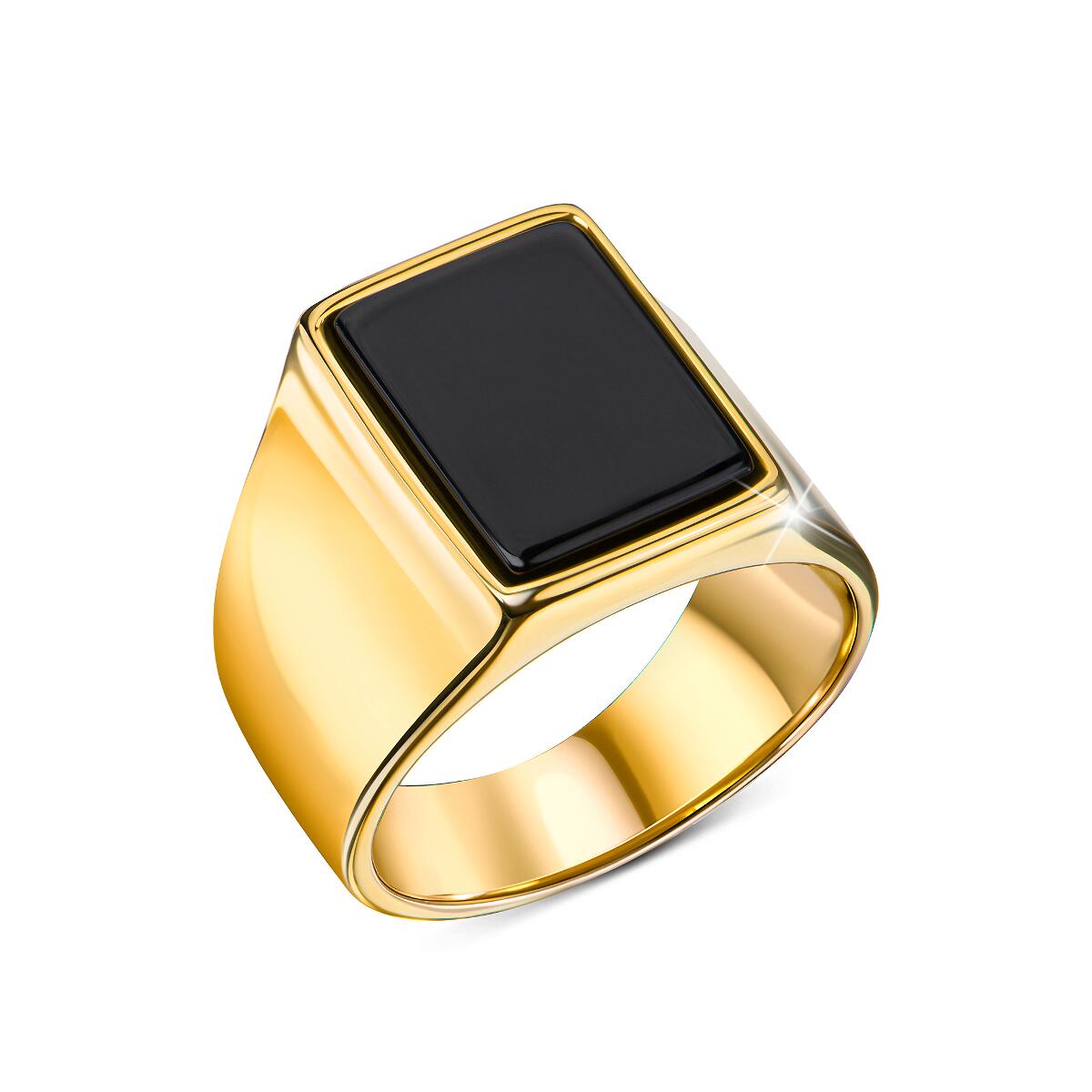 Dezent Ring Onyx Gold R5606D